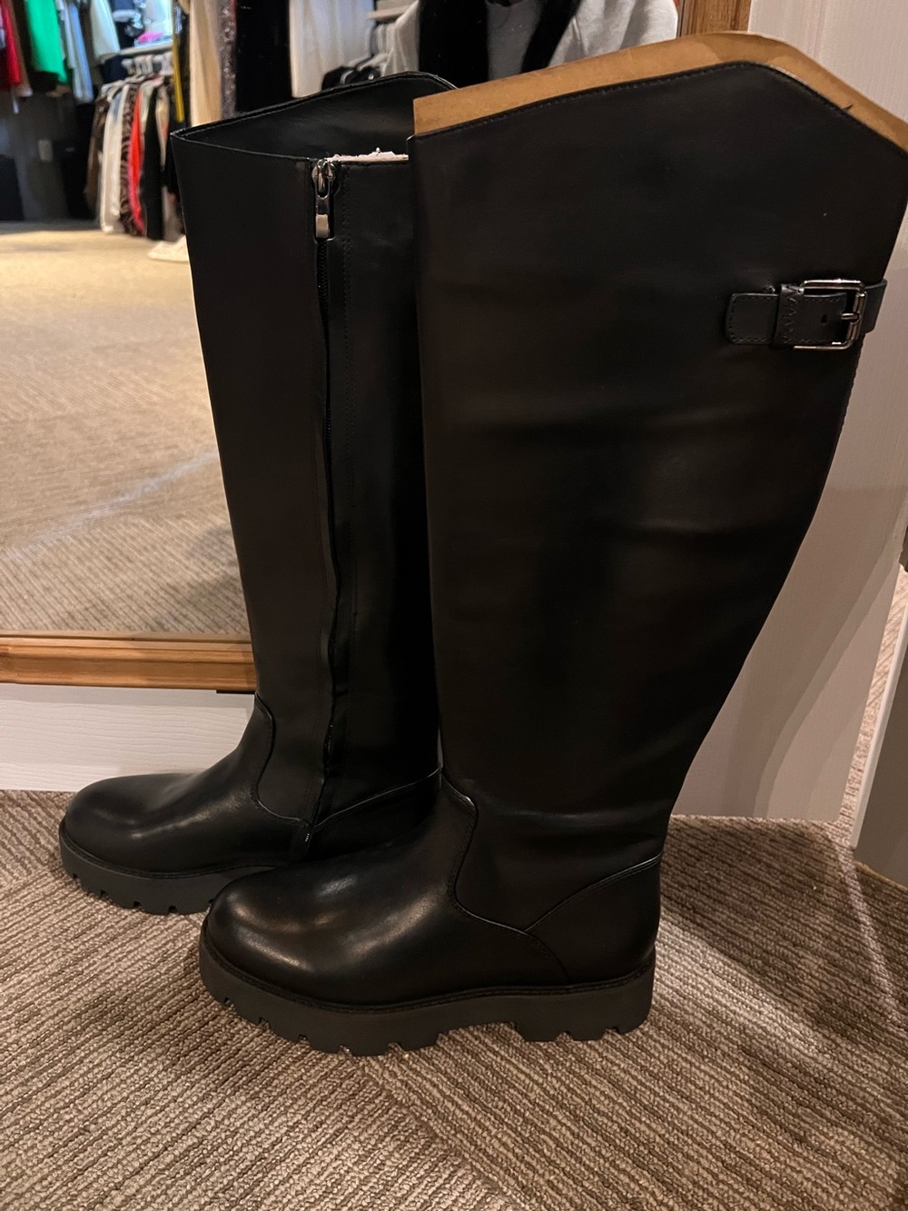 Franco sarto black boots